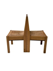 Set of Four Art Deco Modernist Dining Chairs by J.A. Muntendam, 1920s